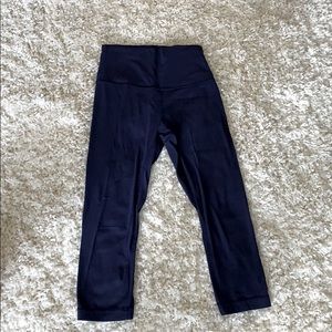 Lululemon Align cropped leggings.